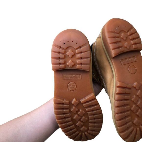 VINTAGE Premium 6 Inch Genuine Leather Timberlands Size 5 - Picture 5 of 16